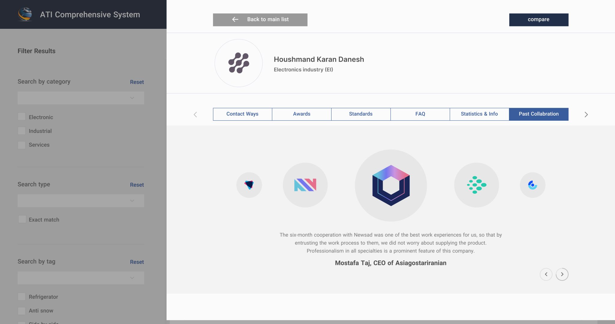 نظرات کاربران مدیریت صادرات - هیبا متا